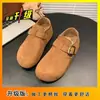 Popular Estilo Feminino Birkenstock com Aumento de Altura Escondido, Novidade Versátil Primavera e Outono 2026 Sapatos Femininos, Mocassins Casuais com Solado Macio