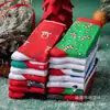 Calcetines Navideños Amazon Talla 37-43 Calcetines Navideños para Hombre Papá Noel Reno Muñeco de Nieve Calcetines de Media Pantorrilla para Mujer 2026
