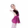 Falda de Chifón para Danza Infantil Estilo Coreano 2018 Falda Nueva de Invierno Falda Pequeña de Chifón para Danza Falda de Ballet