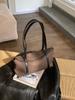 Designer Canvas Bag Feminino 2024 Novo Outono Grande Capacidade Trabalho Comutador Alto Nível Colorido Bolsa de Ombro