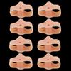 Corrector Separador de Dedos de Doble Orificio Superpuesto Antidesgaste Separador de Dedos Auxiliar Hallux Valgus Ortopedia para Huesos del Pie