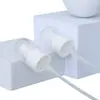 Cabezal de Bomba A-Head de Cubierta Completa de PP de 24 Dientes con Abertura para Núcleo de Bomba Externo, Cabezal de Bomba de Presión para Base Líquida de Esencia de Emulsión de Agua