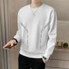 [Seleção] Camiseta Masculina de Manga Longa Marca de Moda Estampada Roupas de Outono e Inverno Moletom Masculino Camiseta Jovem com Base