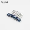 Nuevo Peine para el Cabello de Acetato Estilo Francés de Wjia con Perlas Redondas Vintage, Sensación de Alta Gama, Accesorio Versátil para el Cabello para Mujeres, Adorno Sencillo para el Cabello para Peinados Recogidos