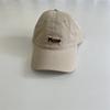 Boné de beisebol masculino bordado com letra simples bordada em tom especial para homens Guarda-sol feminino Casal Niche All-match