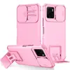 Nueva funda para teléfono móvil adecuada para Vivo V23 5G, soporte estéreo con ventana deslizante creativa, cubierta protectora anticaídas Y53S