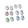 Arte de Uñas Transparente Montón de Caramelo de Roca Joyería de Diamantes Huevo de Paloma de Cristal Transparente Rectángulo Ángulo Recto Joyería de Arte para Uñas Terminada Bola de Diamante