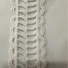 Borda de renda preto e branco com 4,2 cm de largura, renda requintada de fio fino, acessório para vestuário, decoração de bainha de saia