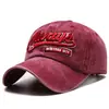 Boné de beisebol com aba bordado de carta antiga lavado AliExpress transfronteiriço moderno masculino personalizado Street para mulheres proteção solar