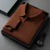 Suéter de lapela espesso 500g para exportação transfronteiriça para homens, novo estilo outono/inverno 2026, suéter base quente e casual para homens