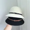 Hebilla de Cinturón Simple Estilo Coreano Sombrero de Fieltro de Lana de Color Sólido para Mujer Moda Otoño e Invierno Versátil Cálido Elegante Sombrero de Pescador de Moda