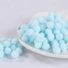Bola de lã 0,8-3,0 cm cor bola de pelo alta elasticidade bola de pelúcia poliéster brinquedo artesanal para jardim de infância acessórios de vestuário