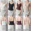 Fengzhixin 6882 Estilo Francês Desejo Puro Renda Escovada Com Bojo Fixo Sem Costura Sexy Uma Alça Costas Bonitas Camisola