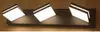 Luz frontal de espelho LED transfronteiriça, luminária de parede simples estilo nórdico para banheiro e quarto em aço inoxidável, luminária de parede para banheiro