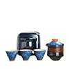 Geyao pintado à mão Suíte Tea Set terno Portable Express Cup One Pot Three Cups Company Reunião Anual Business Celebration Gift
