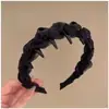 Faixa de Cabelo Antiderrapante com Dentes Estilo Coreano com Retalhos de Bolinhas para Mulheres, Novo Modelo 2026, Sensação de Alta Qualidade, Faixa de Cabelo para Prender o Cabelo ao Lavar o Rosto