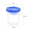 Porta pinceles de lavado para pintura artística infantil transfronterizo, taza multifuncional a prueba de fugas para mezclar colores, taza portátil de acrílico para lavado de acuarelas