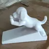Tapón de puerta de cachorro lindo transfronterizo, flexible y móvil, con base antideslizante para proteger paredes y pisos, artículo de decoración para el hogar