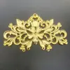 Hoja de hierro patrón repujado rama ramita aleación imitación flor rama de flor placa grande prefijo imitación cloisonné pieza de flor
