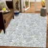 Alfombra de Terciopelo de Cristal con Diseño de Arte Africano para Dormitorio, Resistente a Manchas, Lavable, Alfombrilla para Mesita de Noche, Resistente al Desgaste, Fácil Cuidado, Alfombra para Sala de Estar