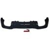 Adecuado para la modificación del labio trasero 21-24 Audi A5 con alerón trasero pequeño de luz, kit de decoración de spoiler deportivo pequeño