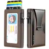 Amazon Soporte para Tarjetas de Identificación con Acceso Multi-Ranura Portátil Billetera de Tarjetas Pop-up Multifuncional Billetera Antirrobo RFID