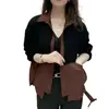 Novas Camisas Femininas de Primavera e Outono Roupas para Senhoras de Meia-Idade Tamanho Grande Soltas Casuais Finas Mangas Longas Tops Externos Femininos