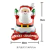 2025 Nuevo Papá Noel Árbol de Navidad Globo de Película de Aluminio Muñeco de Nieve Año Nuevo Decoración de Fiesta Navideña Globo de Papel de Aluminio