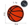 Calcomanía de Tela Bordada de Dibujos Animados Fútbol Baloncesto Deportes de Pelota al Aire Libre Béisbol Accesorios para Ropa de Niños Parche Bordado DIY