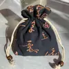 Bolsa de Tela con Cordón Pequeño, Bolsa de Algodón, Bolsa de Regalo de Moda con Fondo pero Sin Lados, Bolsa de Regalo, Bolsa de Tela con Cordón, Bolsa para Joyería