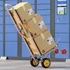 Nuevo carrito plegable para el hogar, carrito portátil de mano para transportar mercancías, compras, compras de comestibles, equipaje y carrito de arrastre ligero