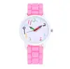 Reloj Digital de Lápiz Colorido de Dibujos Animados Transfronterizo Reloj para Estudiante Reloj Femenino Lindo Color Gelatina Correa de Silicona Reloj de Cuarzo