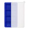 Essencial de Verão Cubo de Gelo Quadrado de Oito Grades Forma de Gelo Bandeja de Gelo Quadrada de Silicone de Grau Alimentício com Tampa