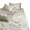 Dulce Colcha de Verano Lenzing Tencel de 60 Count Juego de Cuatro Piezas, Núcleo de Colcha de Enfriamiento de Verano Lavable a Máquina, Colcha Delgada de Aire Acondicionado 2.0/2.2m