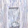 Venta al por mayor de fábrica 1*3m cortina láser de lluvia de seda decoración de pared de fondo para fiesta de cumpleaños decoración de fiesta cortina láser de lluvia de seda
