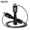 Cuerda para Saltar Mecánica de Acero con Contador Angnet F4125S Deli Entrenamiento para Exámenes Cuerda para Saltar de Longitud Ajustable