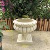 Adereços de estrada de casamento de estilo europeu ao ar livre coluna quadrada de gesso romana suporte de flores base de vaso de flores ornamentos decorativos de chão