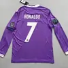 Jersey Retrô Nostálgico de Manga Longa com Estampa AC para Adulto 0103 Temporada Lisboa Principal Manga Longa Santos Camisa Titular