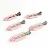 Celebridad de internet ins clip de plástico sin costuras versión LOGO pasador de metal transfronterizo popular accesorios para peinado clip de pico de pato diadema DIY