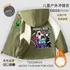 Jaqueta de Inverno MC Minecraft Necromancer para Meninos, Roupa Infantil, Coleção Outono e Inverno, Casaco com Capuz Forrado de Fleece, Jaqueta, Blusa