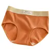 Ropa Interior Estilo Lencería Pura Retro para Mujer, Cintura Media-Alta, Control de Abdomen, Cubre Cadera, Transpirable y Cómoda, Calzones para Niñas, Venta al por Mayor Transfronteriza