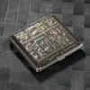 Estuche para Cigarrillos Portátil Chaobo Material de Imitación de Cuero Cerrado Plástico Empaque de Cartón Negro