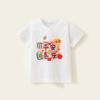 Camiseta de Manga Corta para Niños Ropa Infantil para Bebés Top 2024 Verano Nuevo Estilo Estilo Coreano Top de Primavera para Niños y Niñas