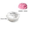 Molde de silicone com três flores de peônia, grande, médio e pequeno, faça você mesmo, gota de cristal, cola, botão de flor, enfeites de vela de aromaterapia