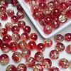 30 Colores 8-10 mm Perlas de Explosión de Grietas de Hielo Perlas de Vidrio Rachado de Dos Tonos Perlas de Vidrio Espíritu de Hielo Perlas Sueltas para Joyería DIY