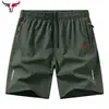 Nuevos Shorts Deportivos Casuales Transpirables de Seda Helada para Hombre Verano Modernos Sueltos Cómodos Talla Grande Delgados en Stock