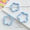 Corte de Acrílico Colorido Flor Grande Perlas de Dopamina Cadena para Teléfono Móvil DIY Material Hecho a Mano Accesorios de Joyería