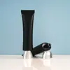 25-120ml Bisnaga Cosmética Preto Fosco Cuidados com a Pele Limpador Facial Creme para Mãos Limpador Material de Embalagem para Reembalagem