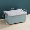 Caja de Almacenamiento Plástico Caja de Almacenamiento de Ropa Plástico Dormitorio Estudiantil Grande Hogar Caja de Almacenamiento de Ropa con Rueda