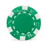 Fichas Pequeñas de Seis Puntos Fichas de Texas Hold'em Sala de Ajedrez Baccarat Fichas en Blanco Fichas de Flor de Dados Sin Rostro Calificadas